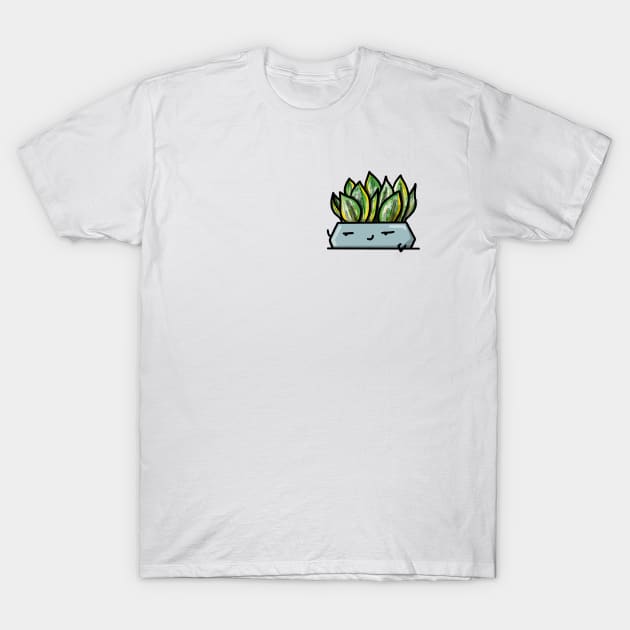 Pocket Plant - Sansevieria T-Shirt by Home by Faith